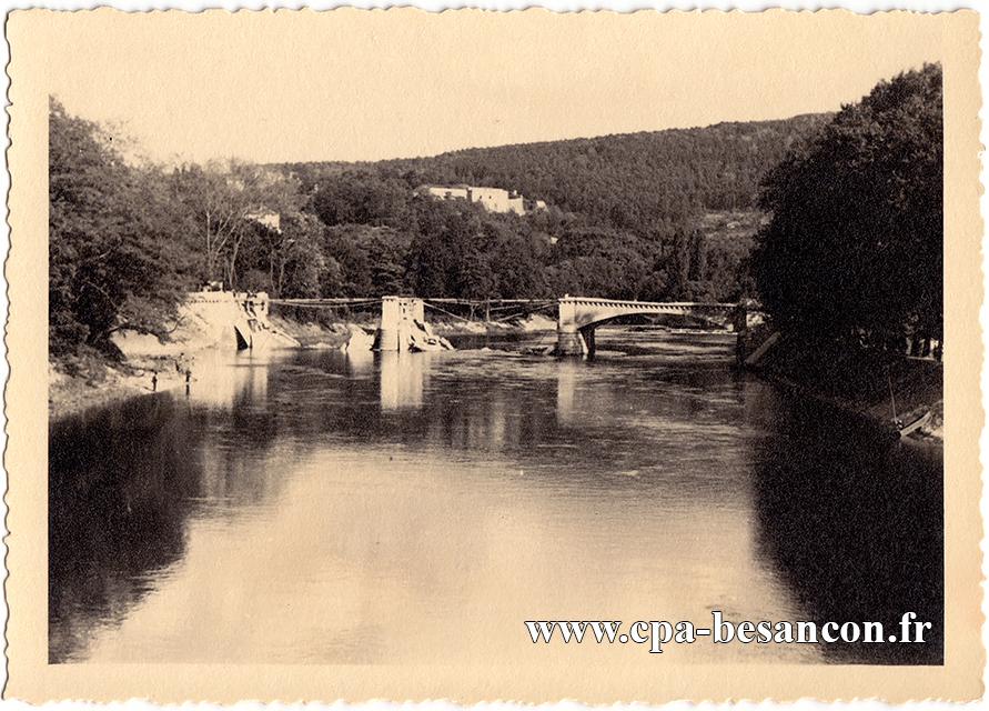 BESANÇON - Le Pont de la République détruit en septembre 1944